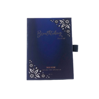 caixa luxuosa do perfume das caixas de presente duras do cartão 1000g que empacota a folha quente UV