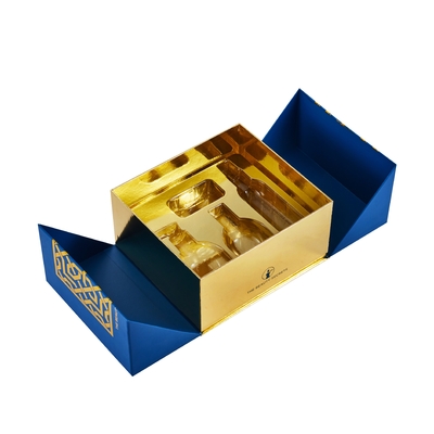 Caixa de presente cosmética do cartão duro da cor de Panton que empacota EVA Inside