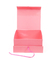 caixas de presente duras magnéticas do rosa 1600g com o ponto da fita UV