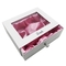 caixas cosméticas do cartão de seda de papel extravagante da inserção das caixas de presente da gaveta 130g