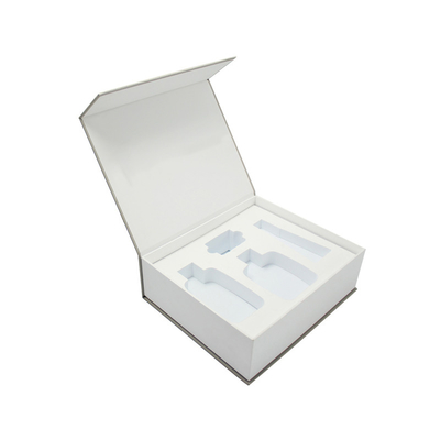 C1S brancos C2S perfumam a caixa de presente magnética rígida de empacotamento da inserção da espuma da caixa