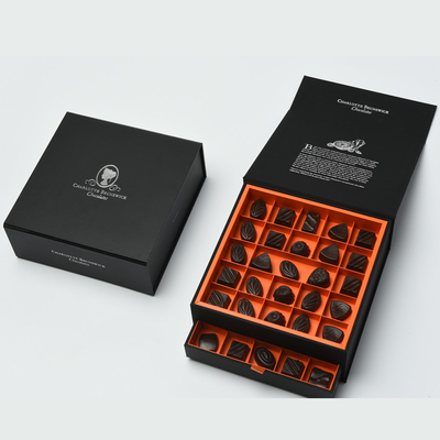 comprar Trufa de chocolate do efeito do holograma que empacota deslizando o ODM do OEM das caixas de presente da gaveta online manufacture