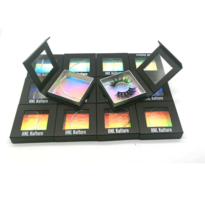 comprar impressão UV de Lash Magnetic Window Box Packaging do olho 600gsm online manufacture