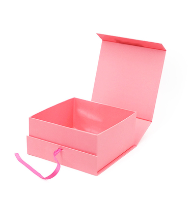 comprar caixas de presente duras magnéticas do rosa 1600g com o ponto da fita UV online manufacture