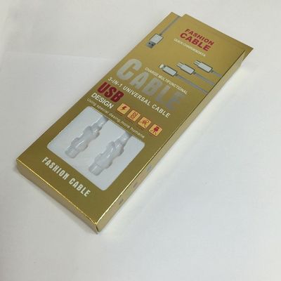 comprar os dados ardentes do ouro 4C cabografam a impressão de tela de seda reciclável de empacotamento de caixas de papel online manufacture