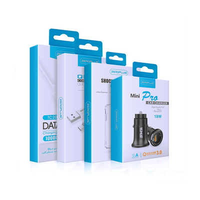 comprar Ponto UV Smartphone que empacota a caixa de papel em forma de caixa da janela do cabo de dados de C online manufacture