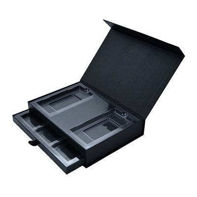 400G revestiu Flip Top Cosmetic Gift Box que empacota com o resíduo metálico magnético da captura UV
