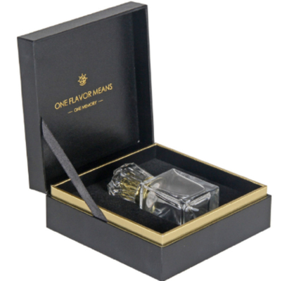 Flexo que imprime a congregação magnética de Flip Perfume Packaging Box Velvet