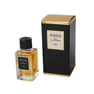 caixa de presente cosmética da garrafa de perfume 128gsm que empacota o ODM do OEM