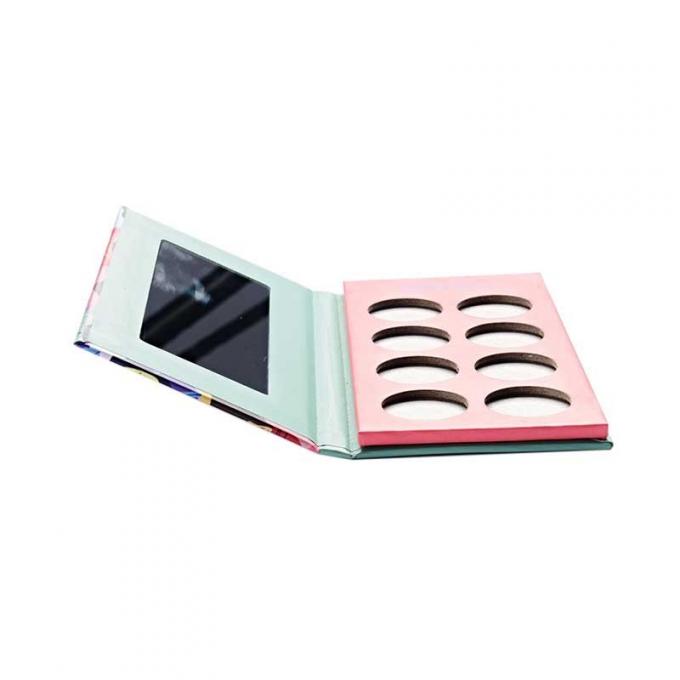 caixas de cartão feitas sob encomenda da paleta vazia da sombra 250gsm com logotipo 0