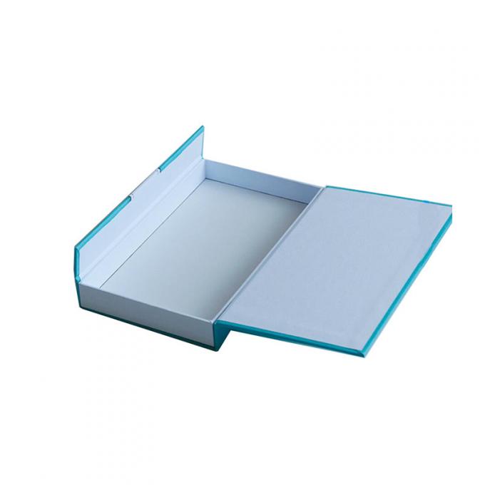 Caixa de presente dada forma livro do GV ROHS Pantone com impressão magnética do fechamento PMS 1