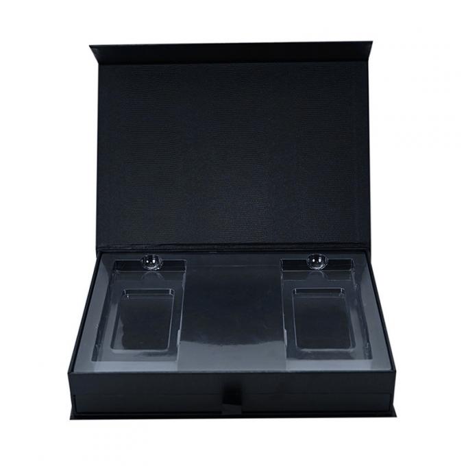 400G revestiu Flip Top Cosmetic Gift Box que empacota com o resíduo metálico magnético da captura UV 0