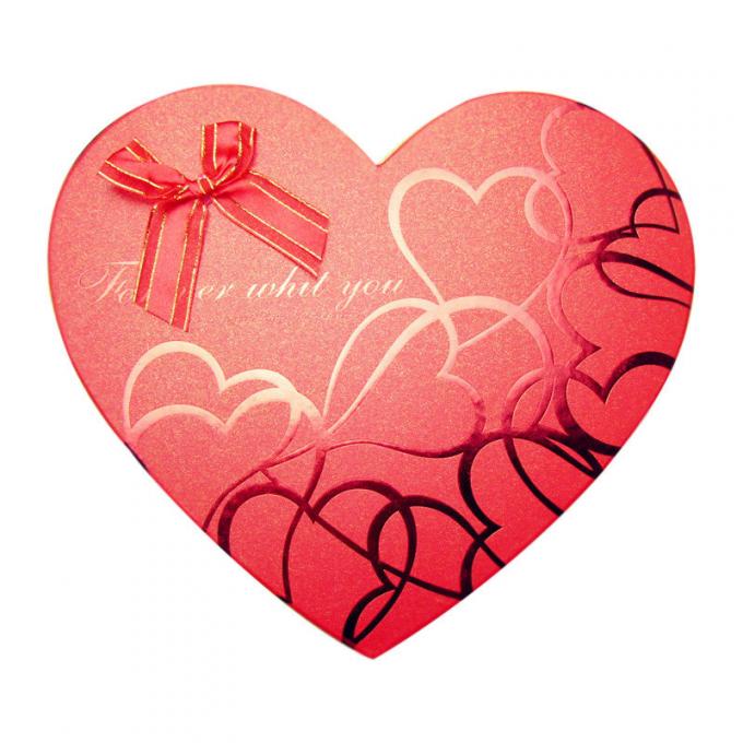 caixas do chocolate de 157g Art Paper Hard Cardboard Christmas que empacotam o envernizamento 1