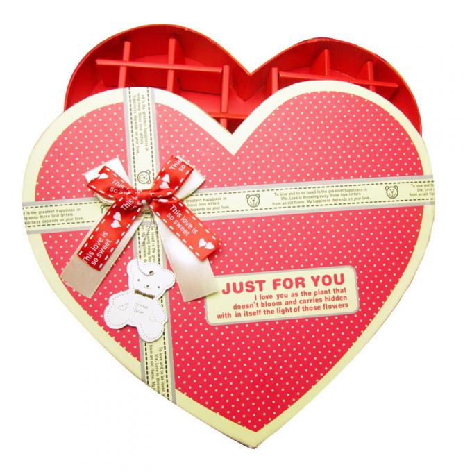 caixas do chocolate de 157g Art Paper Hard Cardboard Christmas que empacotam o envernizamento 0