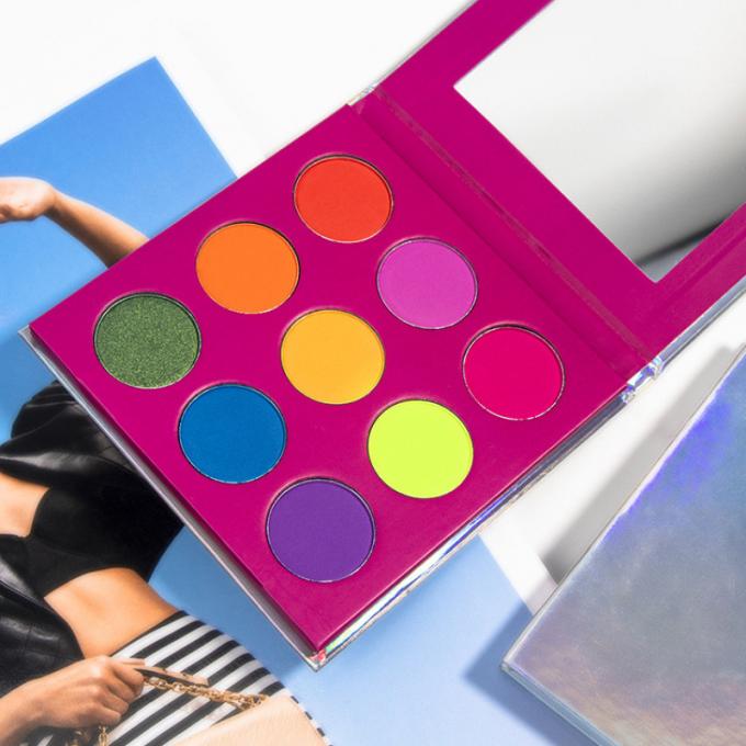 Da paleta vazia da sombra de Pantone caixas de papel recicláveis Matte Varnishing 1