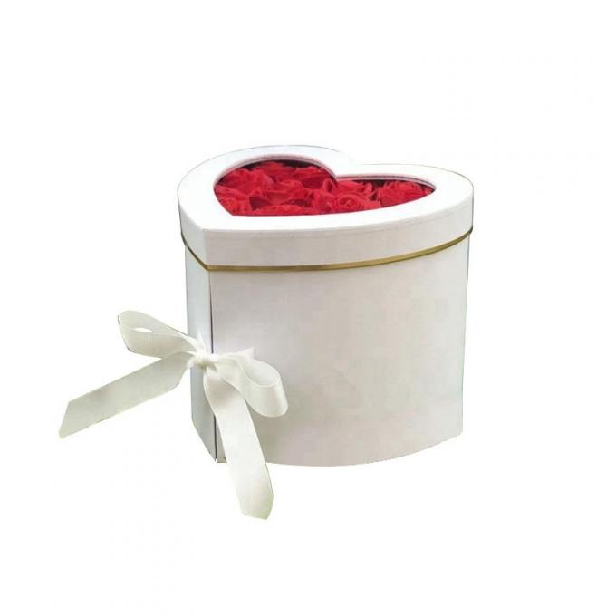 Florista dado forma coração Rose Boxes do presente do diâmetro 310mm 100mm a 300mm 0