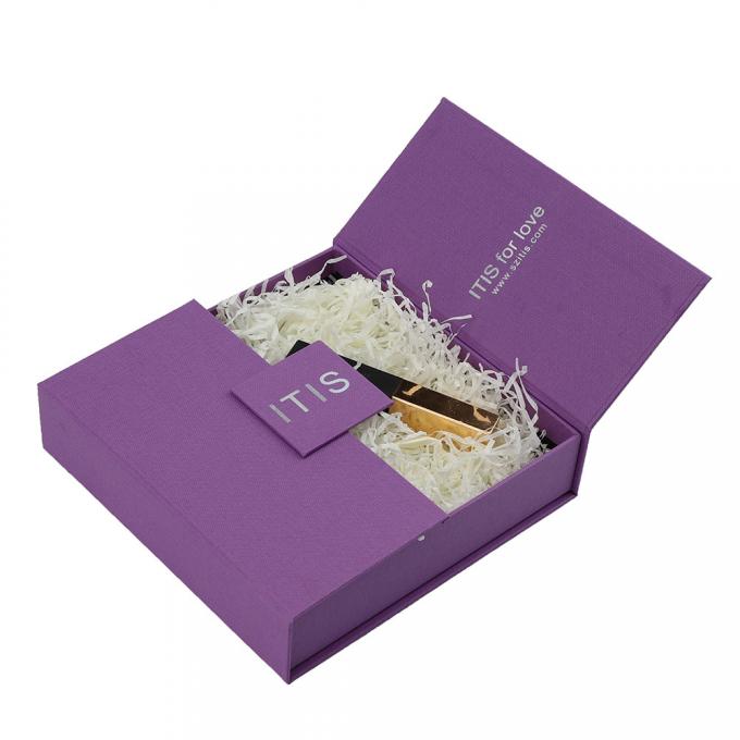Caixa de papel de empacotamento do batom líquido feito sob encomenda de Pantone com o ODM magnético do OEM do fechamento 2