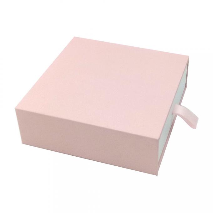 As caixas de presente duras de gravação CMYK 4C deslocaram a caixa magnética cor-de-rosa 1