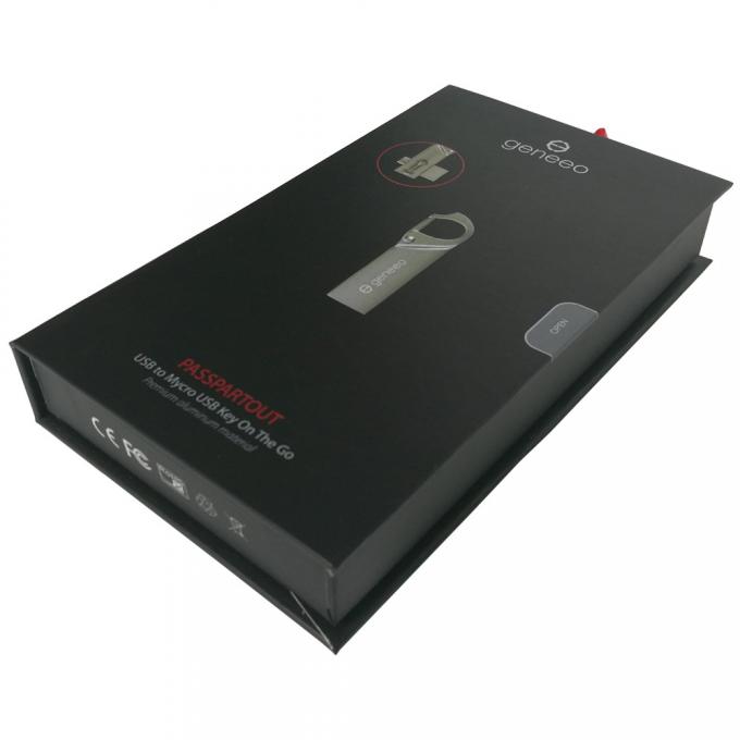 ODM Tuck Top Cardboard Boxes Electronics do OEM que empacota Matte Lamination 2