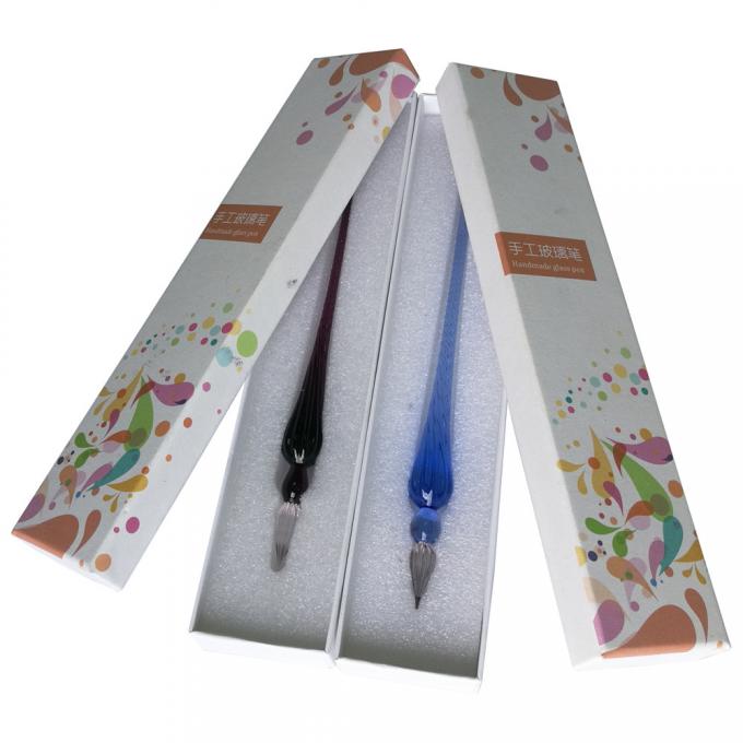cartão Pen Hard Gift Boxes do cartão de 2mm 163*52*24mm 0