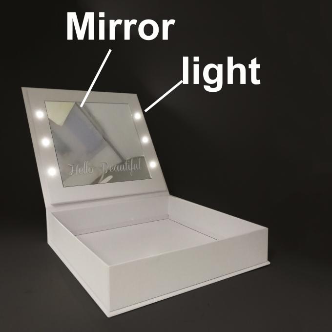 caixa de empacotamento da composição do cartão de 250g Art Paper Led Mirror Travel 0