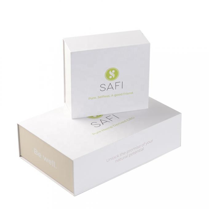 Caixa de presente cosmética de ISO9001 ROHS que empacota 350g Art Paper Recycled 2